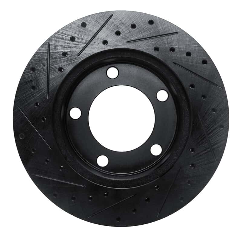 R1 Concepts — R1 94-96 Ford F-150 4WD Front Right Drilled & Slotted Black Brake Rotor
R1 Brake Rotor Drill - view 5