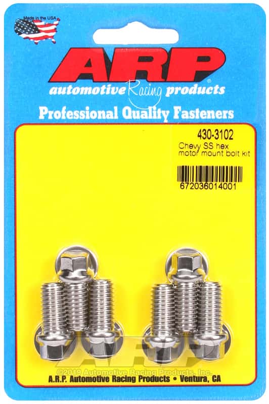 ARP — ARP Chevy SS Hex Motor Mount Bolt Kit - view 1