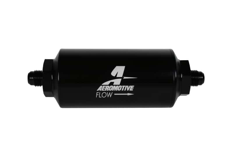 Aeromotive — Aeromotive In-Line Filter - (AN-6 Male) 10 Micron Fabric Element Bright Dip Black Finish
Fuel Filter - view 2