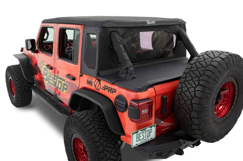 Bestop — Bestop 18-23 Jeep Wrangler JL 4-Door Halftop Conversion Kit (Black Diamond)
Halftop Kit - view 2