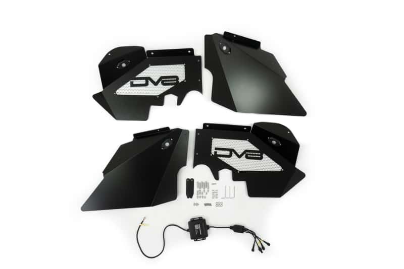 DV8 Offroad — DV8 Offroad 07-18 Jeep Wrangler JK Front Aluminum Inner Fender w/ Rock Lights - Black
Fender Liners - view 2