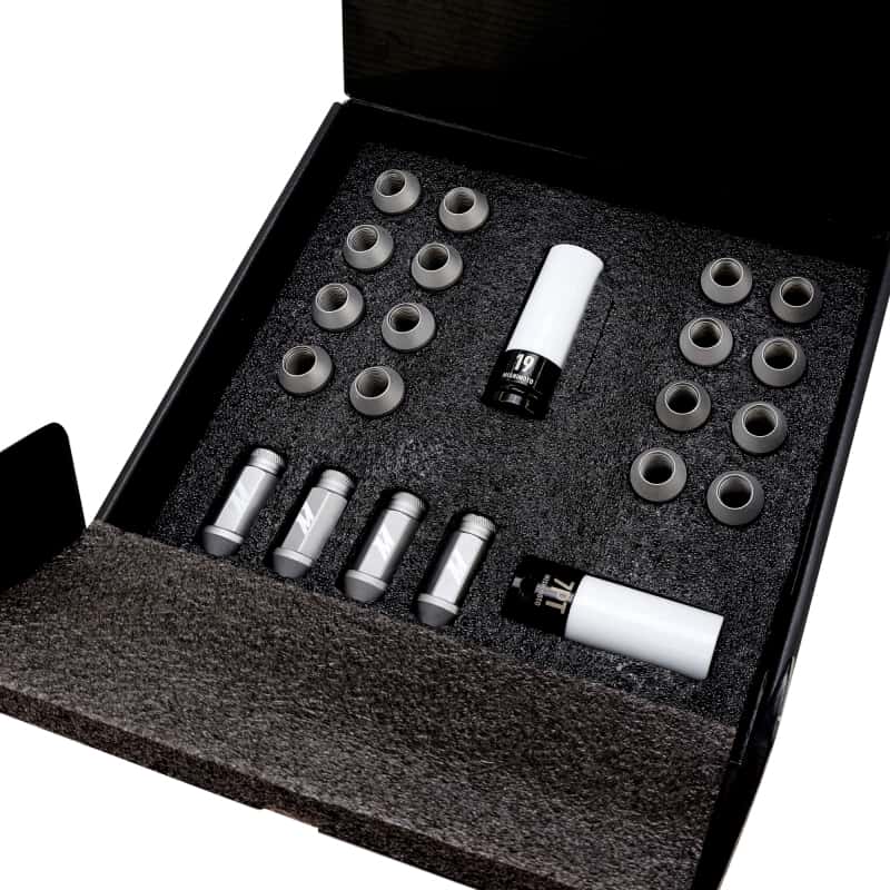Mishimoto — Mishimoto Steel Locking Lug Nuts M14x1.5 20pc Set Silver
Wheel Lug Nut Set - view 4