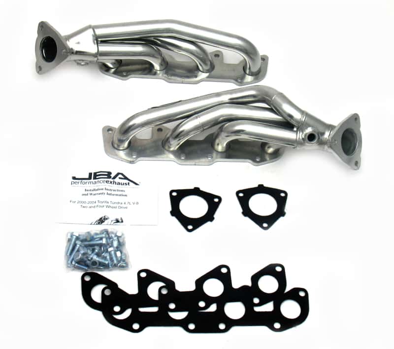 JBA — JBA 00-04 Toyota 4.7L V8 1-1/2in Primary Silver Ctd Cat4Ward Header
Exhaust Header - view 1