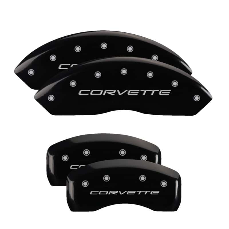 MGP — MGP 4 Caliper Covers Engraved Front & Rear C5/Corvette Black finish silver ch
Caliper Covers - view 1