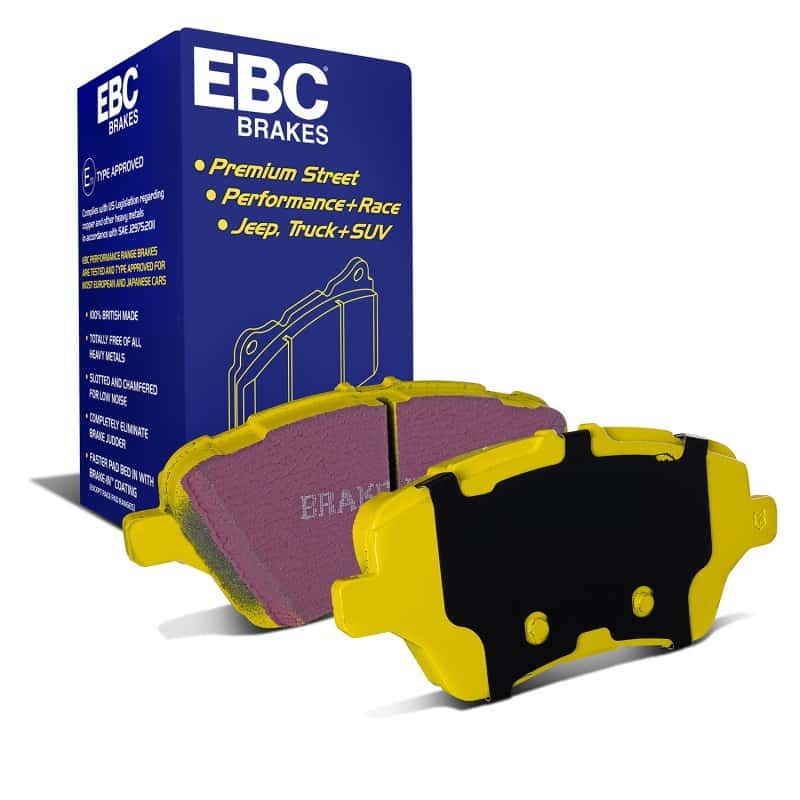 EBC — EBC 13+ Ford Fiesta 1.6 Turbo ST Yellowstuff Front Brake Pads
Disc Brake Pad - view 2