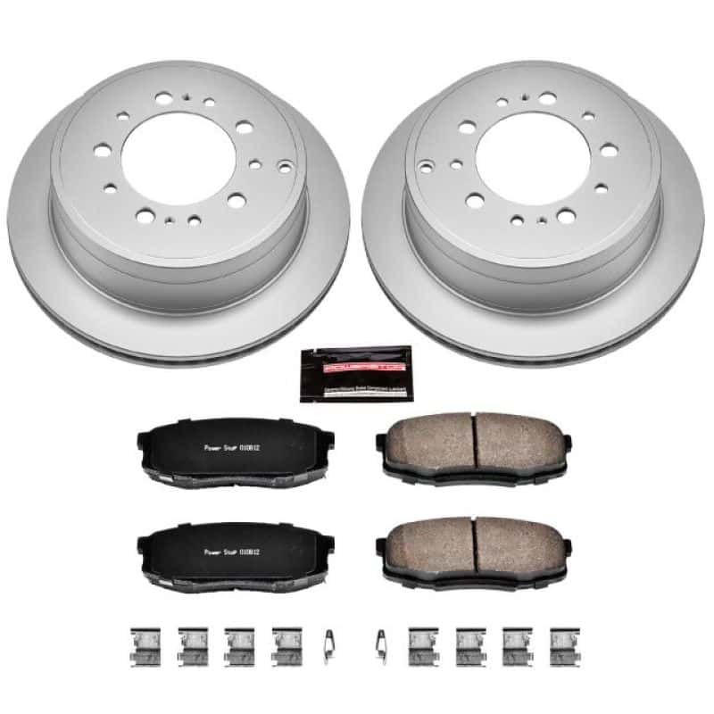 PowerStop — Power Stop 08-11 Lexus LX570 Rear Z17 Evolution Geomet Coated Brake Kit - view 1