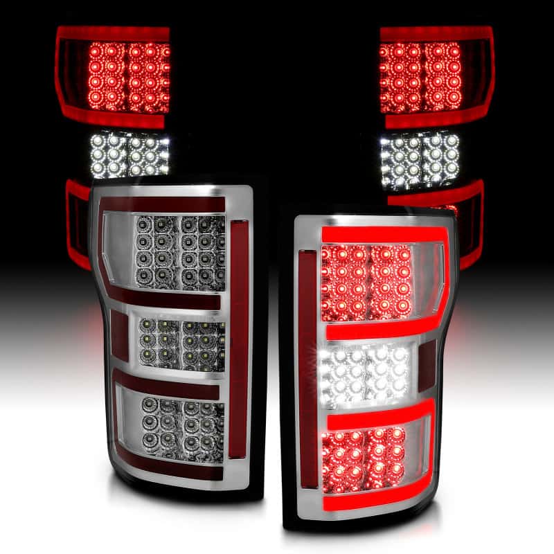 ANZO — ANZO 18-19 Ford F-150 LED Taillights Chrome
Tail Light Set
LED Taillights - view 3
