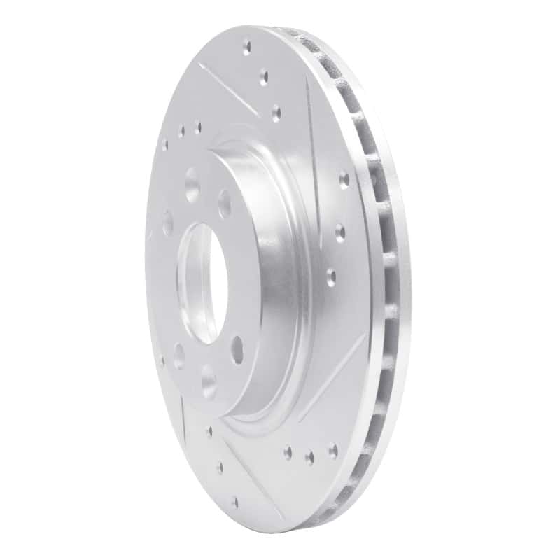 R1 Concepts — R1 15-19 Renault Logan (Mexico) Front Right Drilled & Slotted Silver Brake Rotor
R1 Brake Rotor Drill - view 2