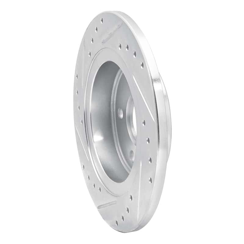 R1 Concepts — R1 11-22 Buick Encore Rear Right Drilled & Slotted Silver Brake Rotor
R1 Brake Rotor Drill - view 4