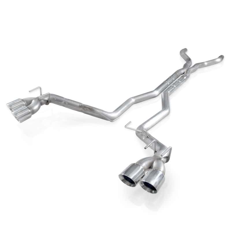 Stainless Works — Stainless Works 2012-15 Camaro ZL1 6.2L 3in Catback Dual Chambered Exhaust X-Pipe Quad Tips
Exhaust System - view 2