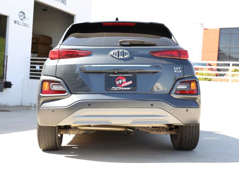 aFe — aFe Takeda 2-1/2in 304 SS Axle-Back Exhaust (No Muffler) 18-21 Hyundai Kona L4 1.6L (t)
Axle-Back Exhaust - view 4