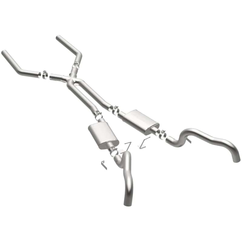 Magnaflow — MagnaFlow Sys C/B 67-72 GM F-Body 3inch Std
Crossmember-Back
Cat-Back - view 3