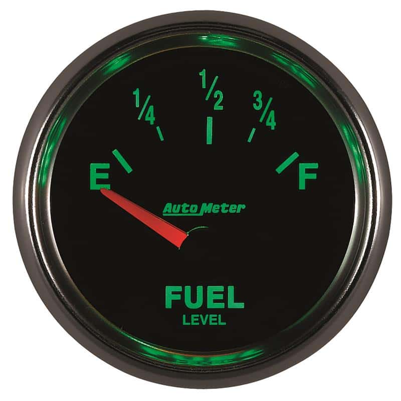 AutoMeter — Autometer GS 52mm 0-90 ohms Short Sweep Electronic Fuel Level GM Gauge
2-1/16" FUEL LEVEL, - view 5