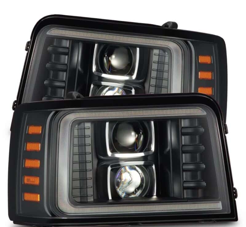 AlphaRex — AlphaRex 92-96 Ford F-Series/Bronco PRO-Series Proj Headlight Blk w/Seq. Sig & DRL
Projector Headlights - view 1