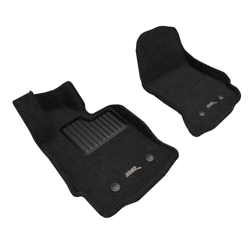 3D MAXpider — 3D MAXpider 14-19 Chevrolet Corvette C7 Elegant Floor Mat Full Set (2pc) - Black
Floor Mat Set - view 1