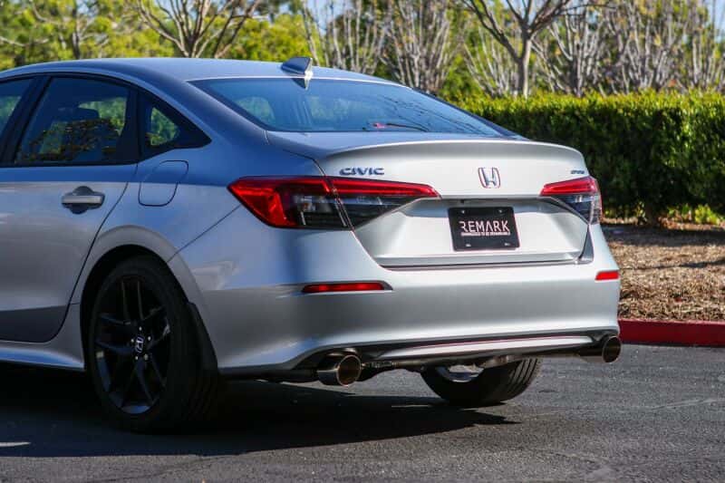 Remark — Remark 2022+ Honda Civic Sport Sedan (FE2) Catback Exhaust - Dual Stainless Steel Tips - view 2