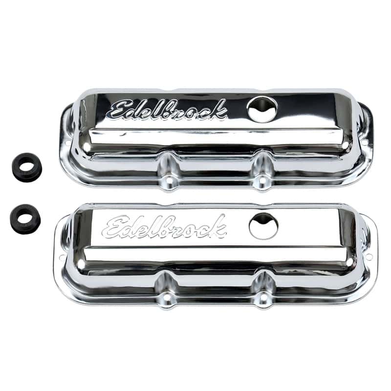 Edelbrock — Edelbrock Valve Cover Signature Series Chevrolet 1982-1993 2 8L 60 V6 Chrome
CHROME/PRO-FLO - view 2