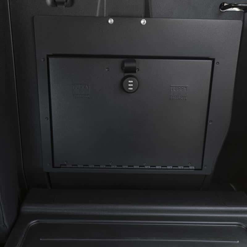 Tuffy Products — Tuffy 05-23 Toyota Tacoma Behind Seat Cubby Cover W/ Combo Lock
Cubby Cover - view 3