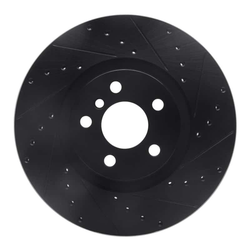 R1 Concepts — R1 15-25 BMW 228I xDrive Gran Coupe Front Right Drilled & Slotted Black Brake Rotor
R1 Brake Rotor Drill - view 1