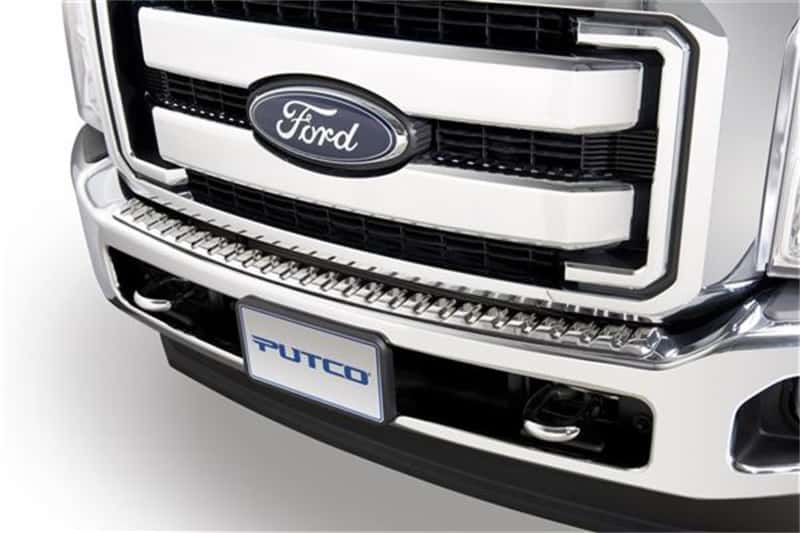 Putco — Putco 11-16 Ford SuperDuty - Front Bumper Cover Stainless Steel Bumper Covers
Bumper Cover- Front - view 1
