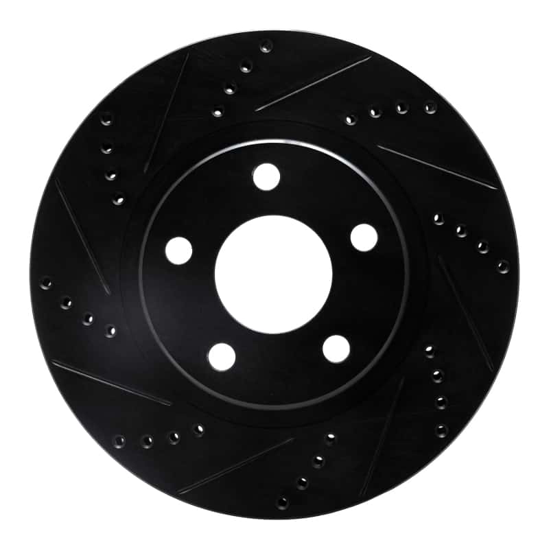 R1 Concepts — R1 97-05 Buick Park Avenue Front Left Drilled & Slotted Black Brake Rotor
R1 Brake Rotor Drill - view 1