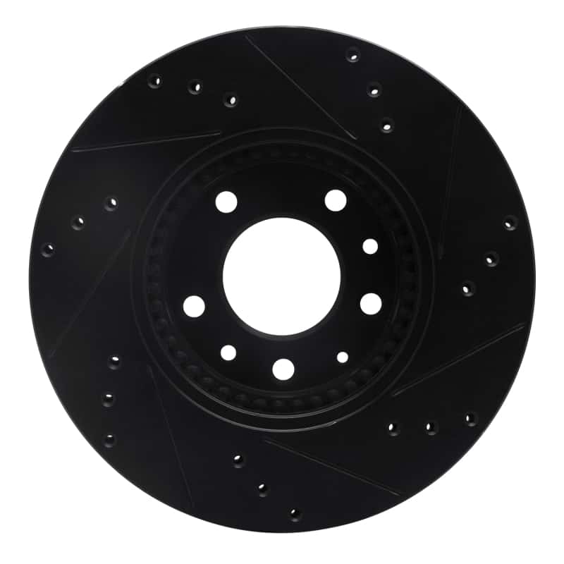 R1 Concepts — R1 06-13 Ford Fusion Front Left Drilled & Slotted Black Brake Rotor
R1 Brake Rotor Drill - view 5