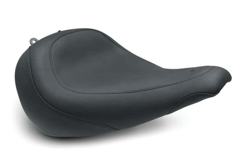 Mustang Motorcycle — Mustang 18-23 Harley Fat Boy Wide Tripper Solo Seat - Black - view 1