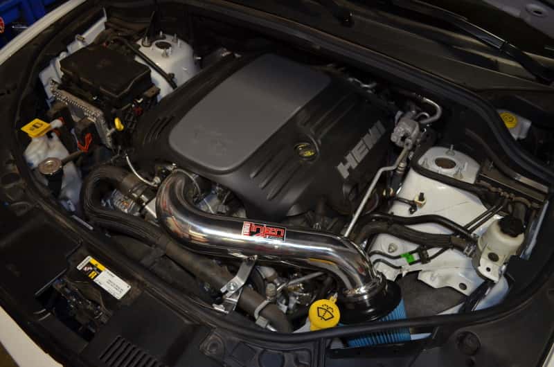 Injen — Injen 11-17 Dodge Durango R/T 5.7L V8 Wrinkle Black Power-Flow Air Intake System
Short Ram Intake
Air Intake Kit - view 4