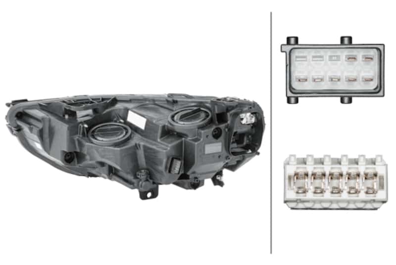 Hella — Hella 2018-2020 Buick Regal Sportback Headlight Assembly - view 2