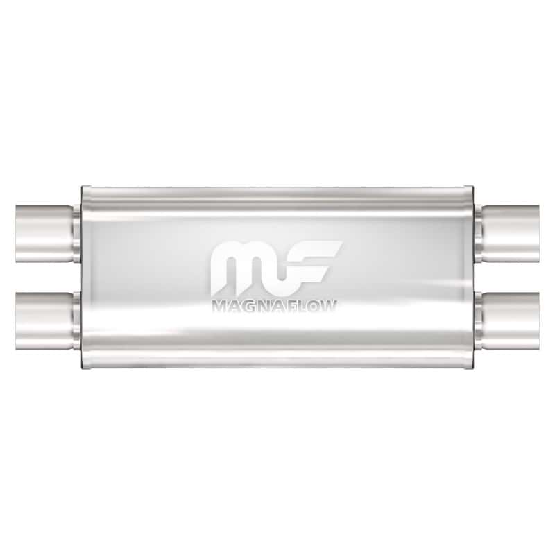 Magnaflow — MagnaFlow Muffler Mag SS 18X5X8 2.5 D/D
Straight Through - view 1