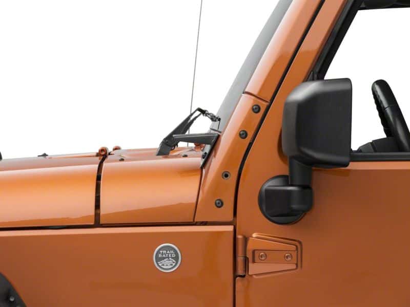 Raxiom — Raxiom 07-18 Jeep Wrangler JK Axial Series Windshield Pillar Mounted Light Brackets
Mount - view 9