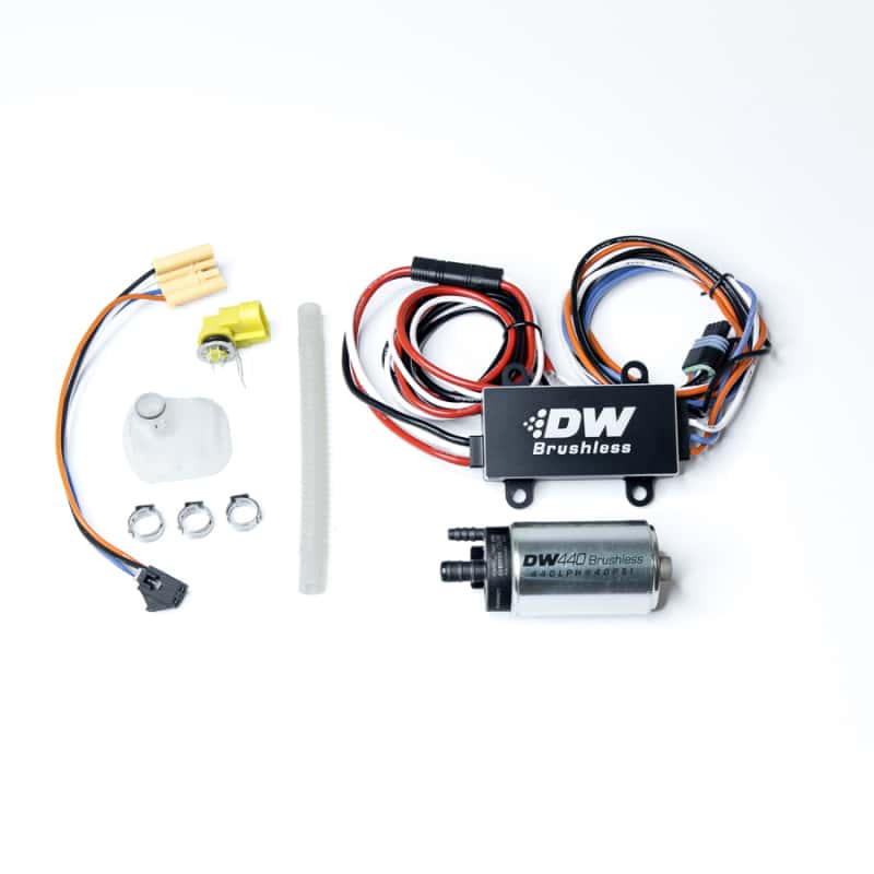 DeatschWerks — DeatschWerks 04-08 Mazda RX-8 440lph In-Tank Brushless Fuel Pump w/9-0904 Instl Kit/C102 Controller
Fuel Pumps - view 2