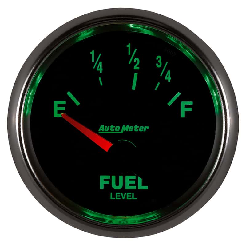 AutoMeter — AutoMeter Gauge Fuel Level 2-1/16in. 73 Ohm(e) to 10 Ohm(f) Elec Gs
2-1/16" FUEL LEVEL, - view 10