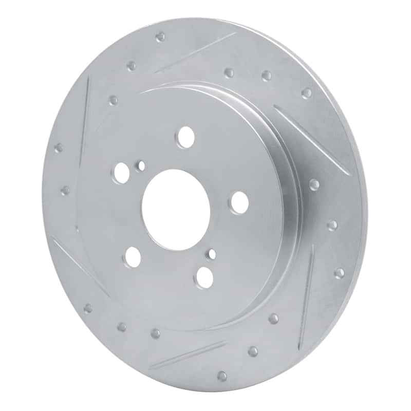 R1 Concepts — R1 09-24 Lexus CT200H Rear Left Drilled & Slotted Silver Brake Rotor
R1 Brake Rotor Drill - view 2