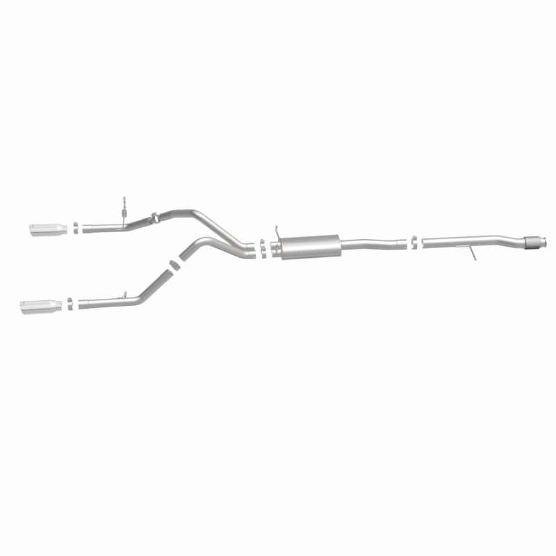 Magnaflow — Magnaflow 14 Chevy Silverado V8 5.3L CC/EC Cab Dual Split Rear Exit Stainless Cat Back Perf Exhaust
Cat-Back - view 27