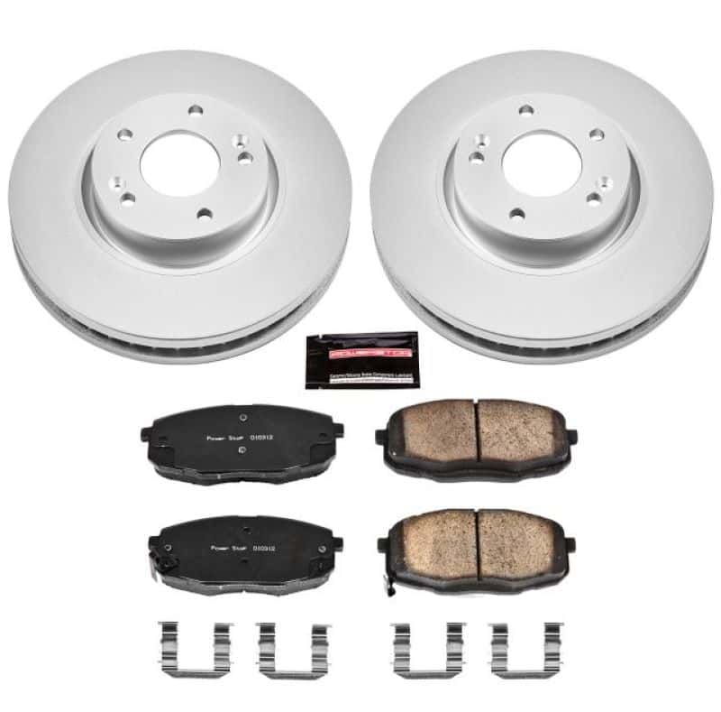 PowerStop — Power Stop 10-13 Kia Forte Front Z17 Evolution Geomet Coated Brake Kit - view 1