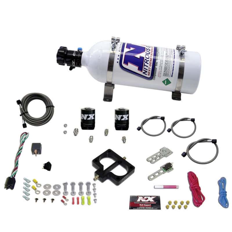 Nitrous Express — Nitrous Express Dodge TBI (Magnum) Nitrous Plate Kit (Magnum Engine) w/5lb Bottle
Injection System Kit
N2OSys - view 1