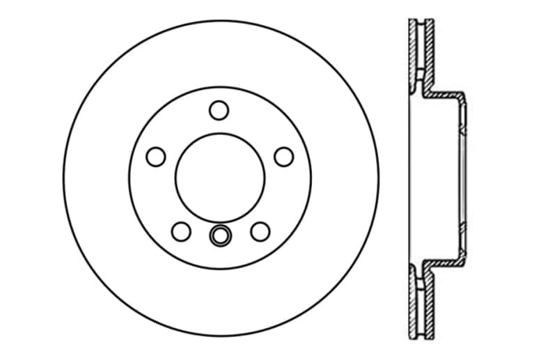 Stoptech — StopTech 9/07-09 BMW 328 Slotted & Drilled Right Front Rotor
Disc Brake Rotor
Slot/Drill Rotor - view 4
