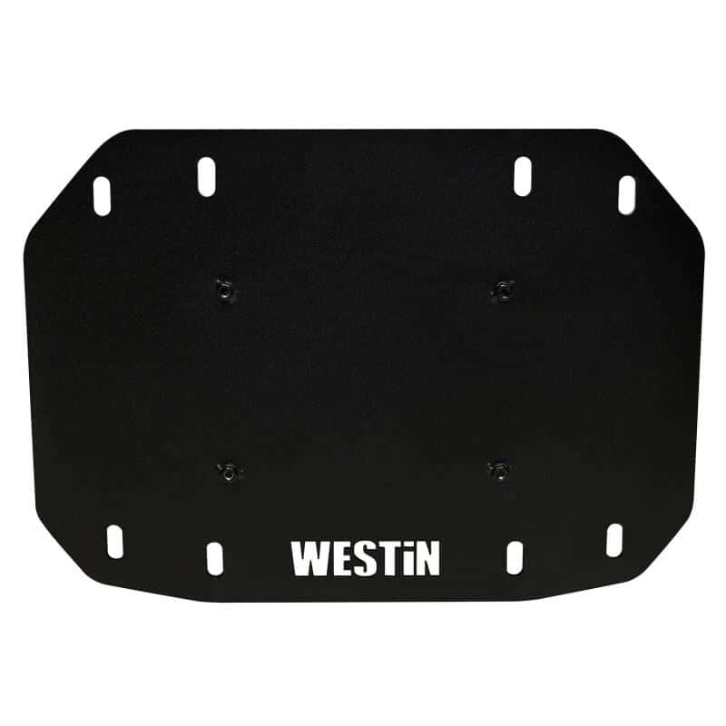 Westin — Westin 18-25 Wrangler JL Spare Tire Delete Plate - Tex. Blk
Rear Delete Plate - view 2