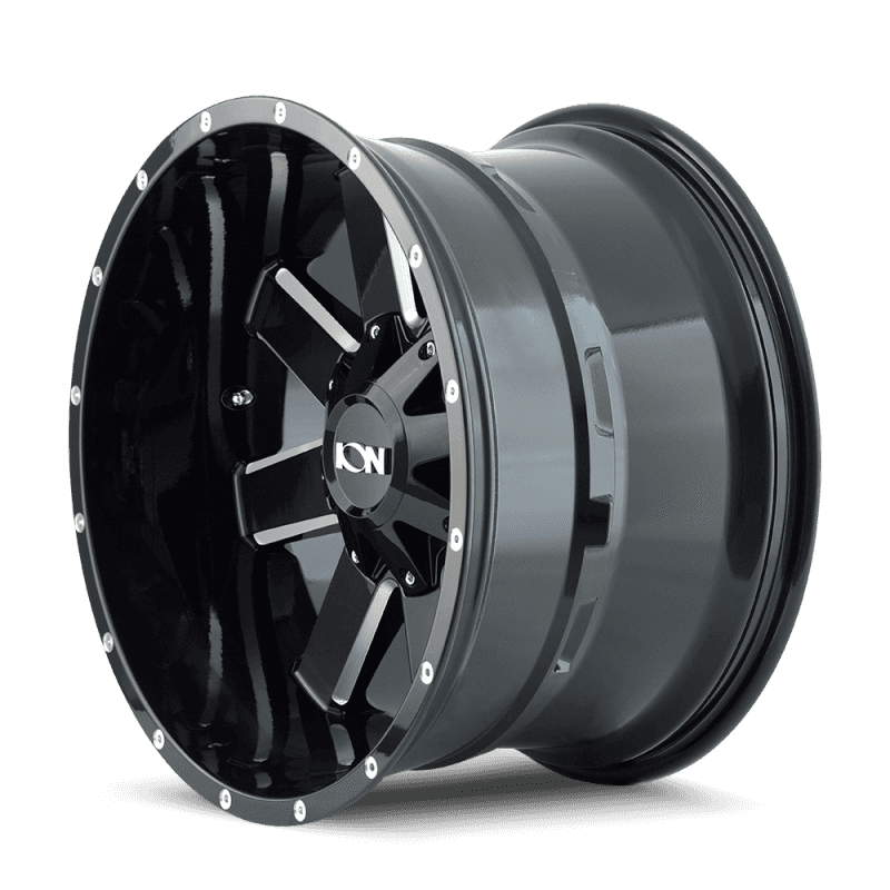 ION Wheels — ION Type 141 17x9 / 6x135 BP / 18mm Offset / 106mm Hub Gloss Black Milled Wheel
ION 141 - view 2