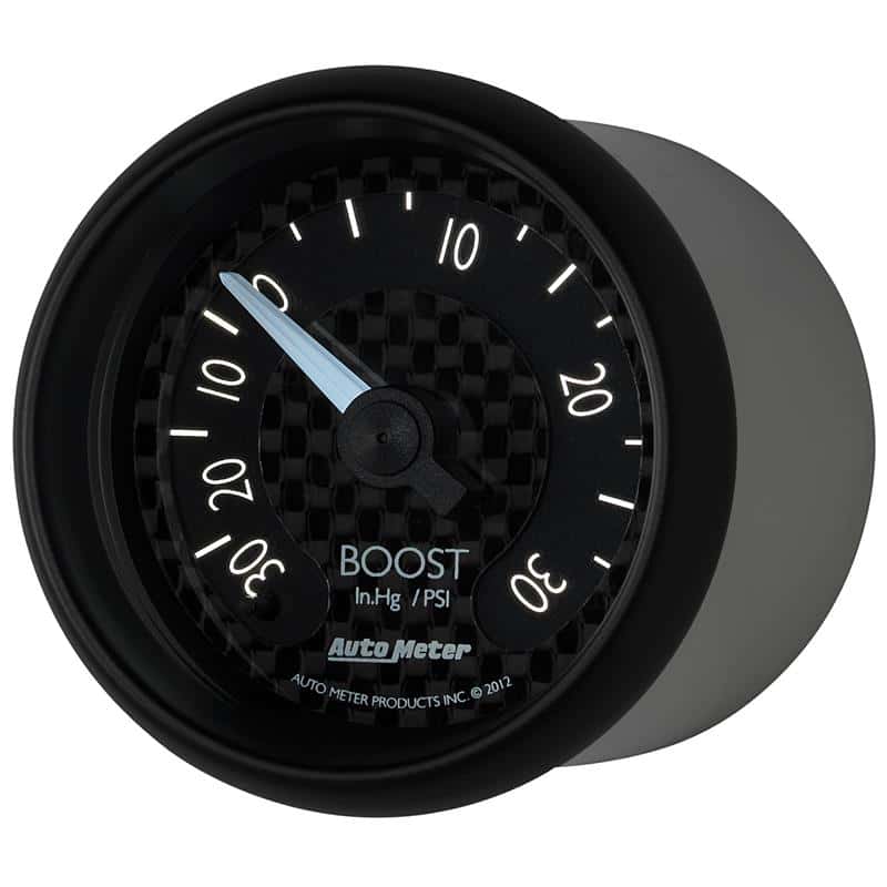 AutoMeter — Autometer GT Series 52mm Mechanical 30 In Hg/30 psi Vacuum/Boost Gauge
2-1/16" BOOST-VAC, 3 - view 3