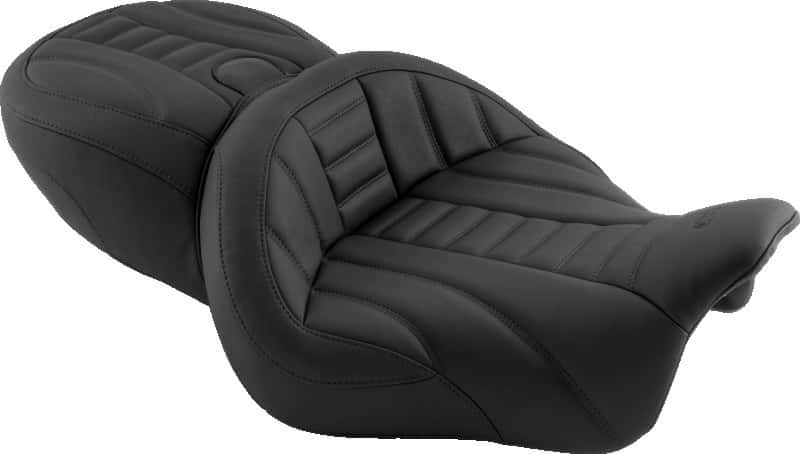 Mustang Motorcycle — Mustang 15-21 Harley Freewheeler Super Touring Deluxe 1PC Seat - Black - view 2