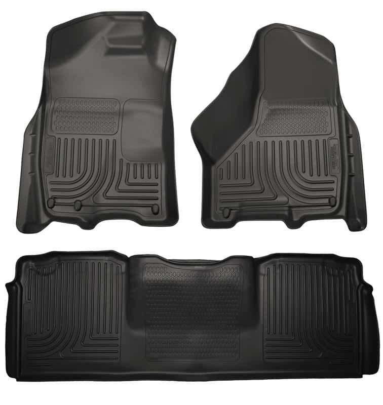 Husky Liners — Husky Liners 10-12 Dodge Ram 2500/3500 Mega Cab WeatherBeater Combo Black Floor Liners
Floor Liners - view 2