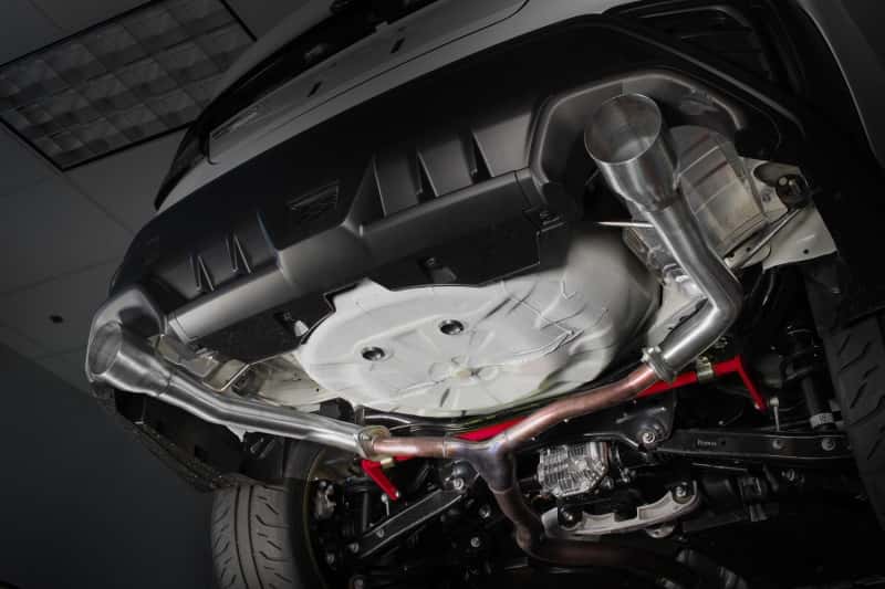 Perrin Performance — PERRIN 15-21 Subaru STI/15-25 WRX SS Dual Tip Axle Back Exhaust (Fits OE/AM Ctr Pipes) - view 8