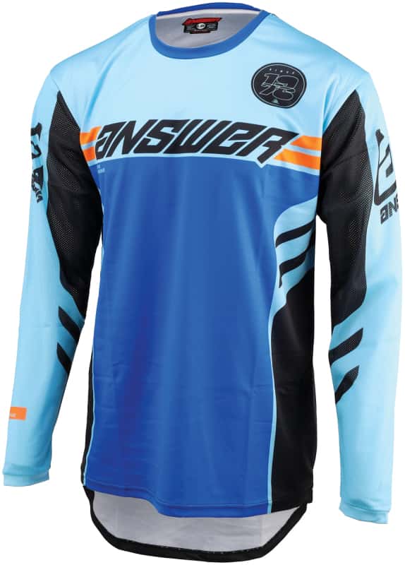 Answer — Answer 25 Arkon Nitrus Jersey Blue/Black/Hyper Orange Youth - Medium - view 1