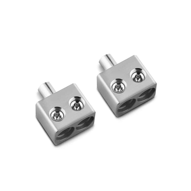 DS18 — DS18 Dual 1/0-GA to 1/0-GA Amp Input Reducers Offset Stub - view 4