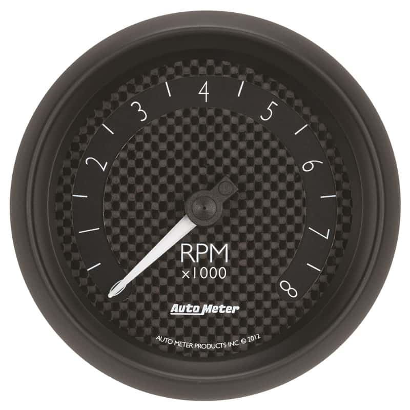 AutoMeter — Autometer GT Series 3-3/8in In Dash 8K RPM Tachometer
3-3/8" TACH, 8,000 R - view 1