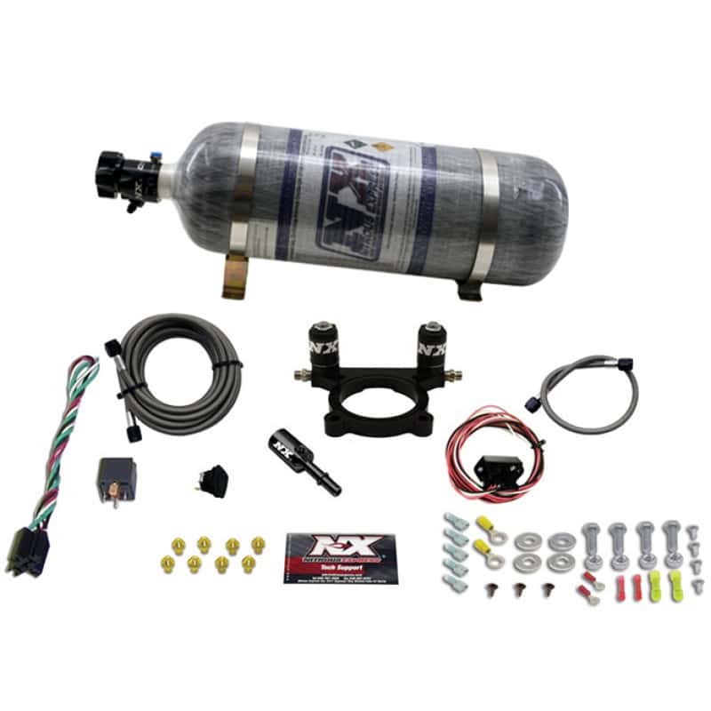 Nitrous Express — Nitrous Express 2013+ Subaru BRZ Nitrous Plate Kit (35-100HP) w/Composite Bottle
Injection System Kit
N2OSys - view 3