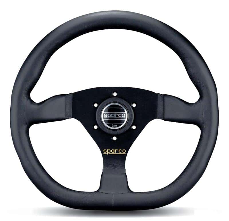 SPARCO — Sparco Steering Wheel Ring L360 Leather Black - view 2