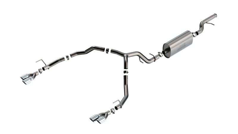 Borla — Borla 21-22 Chevrolet Tahoe 5.3L V8 2/4WD 4DR 3.00in/2.75in Touring Cat-Back Exhaust w/ Chrome Tips
Cat-Back System - view 1